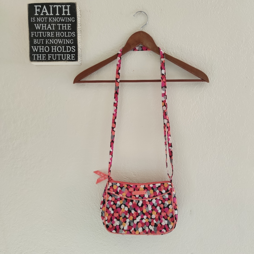 Vera Bradley 💜 Pixie Confetti Quilt Crossbody Bag
